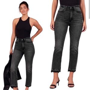 Women’s Abercrombie & Fitch Ultra High Rise Curve Love Ankle Straight Jeans